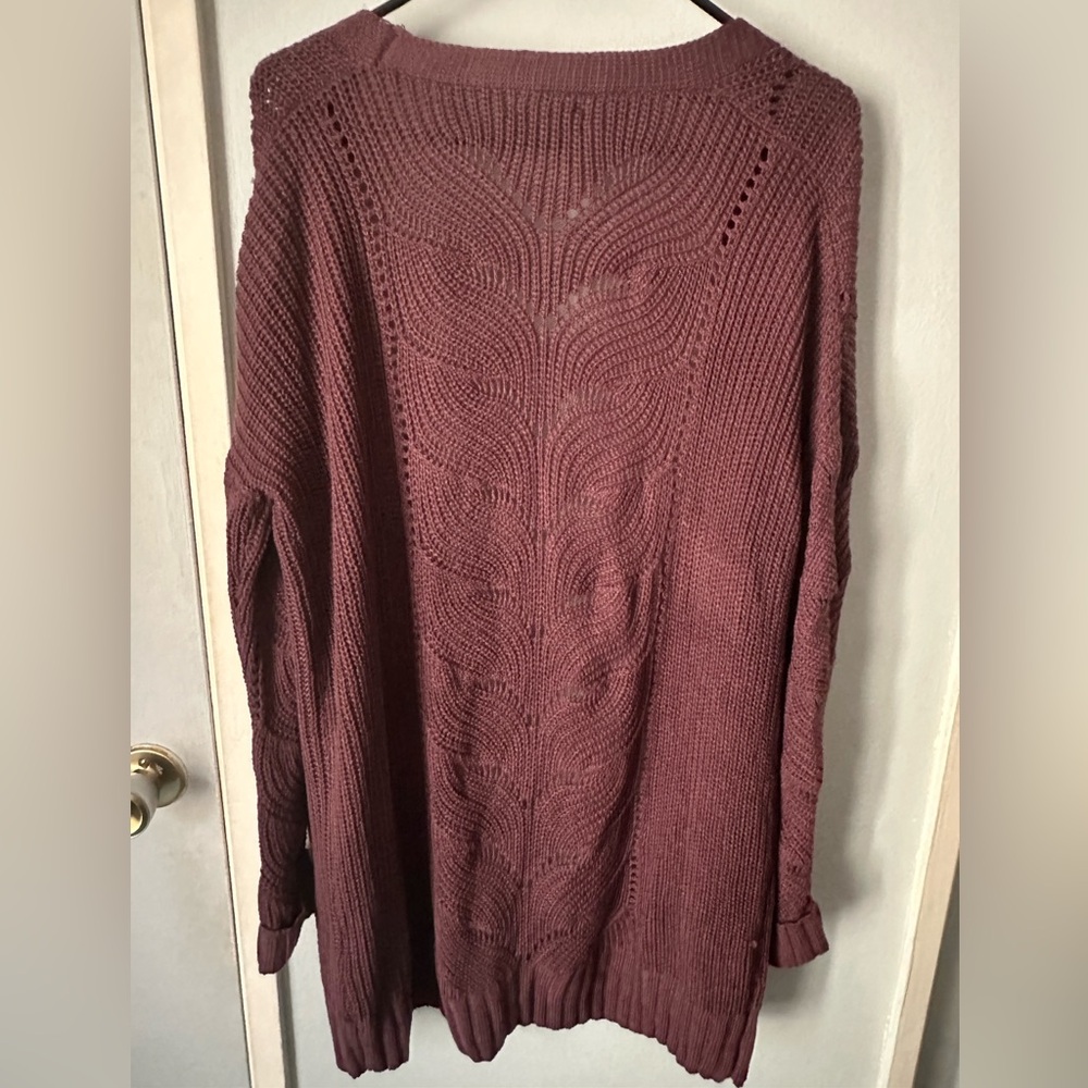 Junior’s dark purple cardigan - Picture 2 of 4